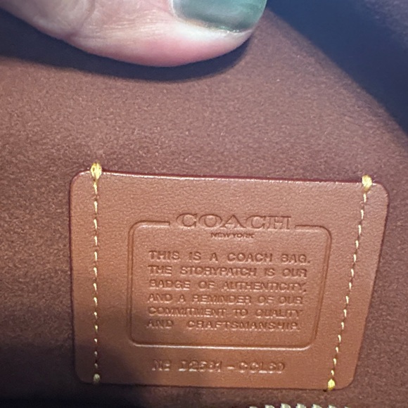 Coach Soft Tabby Suede Shoulder Bag in Chestnut Brown - Picture 3 of 7